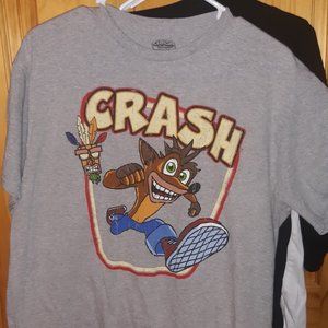 Crash Bandicoot Classic Gamer vintage style